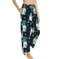 thumbnail image 2 of Balery Gnome and Snowflakes print Women's Pajama Pants,Ultra Lightweight Pjs,Lounge Pant-Large, 2 of 9