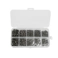 thumbnail image 1 of Stainless Steel Fishing Swivels,500pcs Rolling Barrel Fishing Fishing Rolling Barrel Swivel Fishing Line Connector Versatile Functionality, 1 of 14