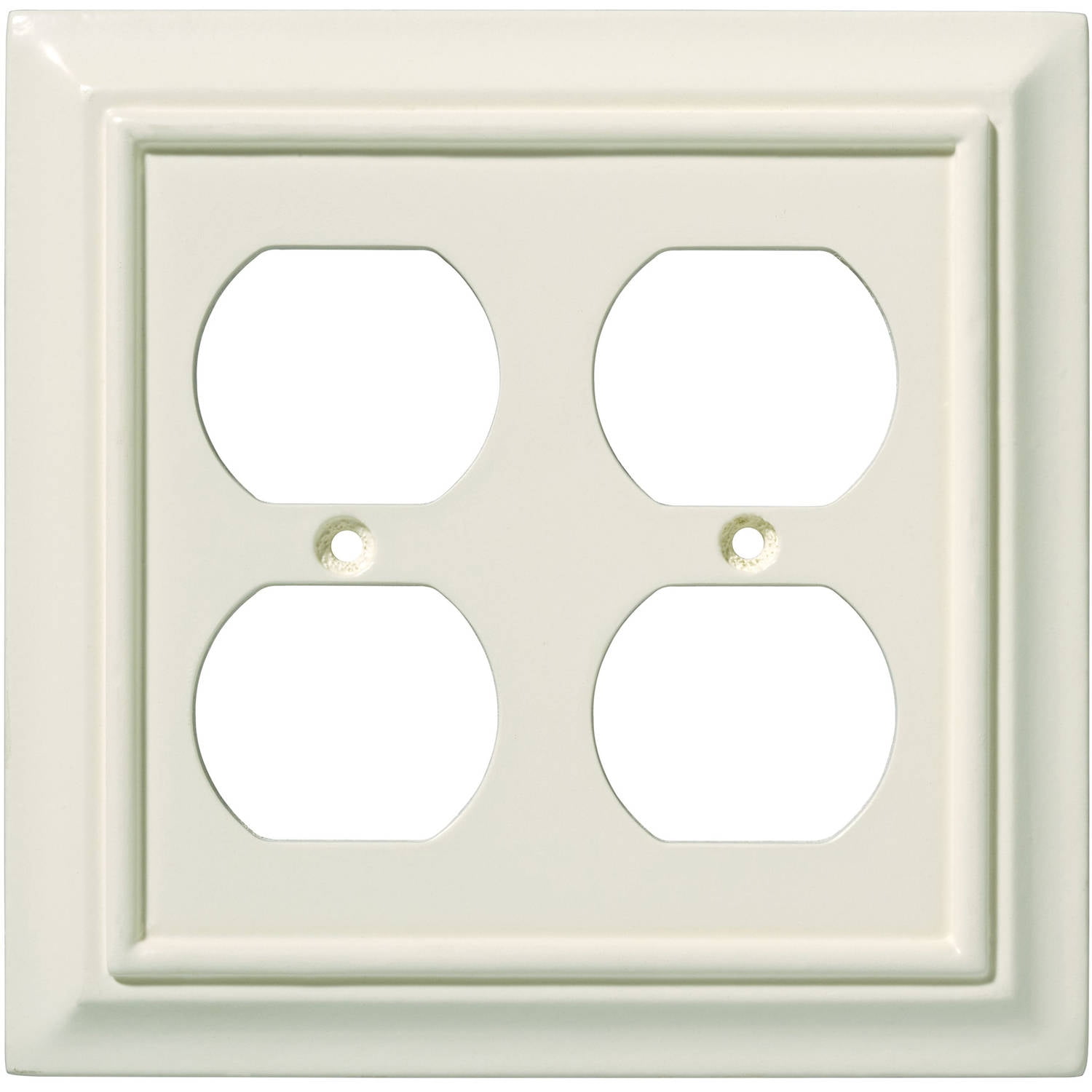 Brainerd 126376 Wood Architectural Double Duplex Outlet Wall Plate