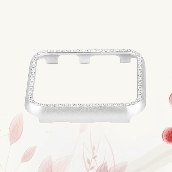 FOMIYES Plated Silver Aluminum Alloy Bumper for Watch 42Mm Protective Case Cover Frame