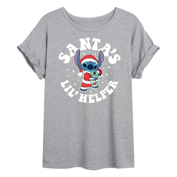 Lilo & Stitch - Santas Lil Helper - Women's Oversized T-Shirt