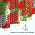 thumbnail image 6 of Pioneer Flower Floral Print Pattern Shower Curtain 84"x72", Bathroom Decorative Shower Curtain Set with 12 Hooks, Waterproof Washable, 6 of 6