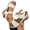 White, variant on Tbopshirt Orthopedic Wedge Sandals for Women Summer Dressy Wide Width with Arch Support Causal Open Toe Wedge Heels Solid Color Trendy Casual Beach Vacation