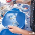thumbnail image 6 of Re-Play Toddler Plates - 7 inch Deep-Walled Flat Kids Plates - Dishwasher & Microwave Safe - Made in the USA - Set of 4 - Ocean Waves, 6 of 11