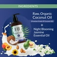 thumbnail image 7 of Coco Fiji Face & Body Lotion Infused With Coconut Oil | Lotion for Dry Skin | Moisturizer Face Cream & Massage Lotion for Women & Men | Night Blooming Jasmine 12 oz, Pack of 1, 7 of 7