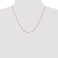 thumbnail image 2 of 14K Rose Gold necklace Ropa chain 20 in 0.7 mm .7mm, 2 of 5