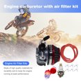 thumbnail image 4 of Kit de carburador de motocicleta filtro de Metal de 58mm para bicicleta motorizada de 2 tiempos 49 50 37 80CC, 4 of 9
