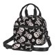 thumbnail image 1 of Fotbe black white Skull bone Bolsa de Almuerzo con Estampado, Lonchera Aislada, Contenedores de Comida Reutilizables Tipo Cooler a Prueba de Fugas, 1 of 7