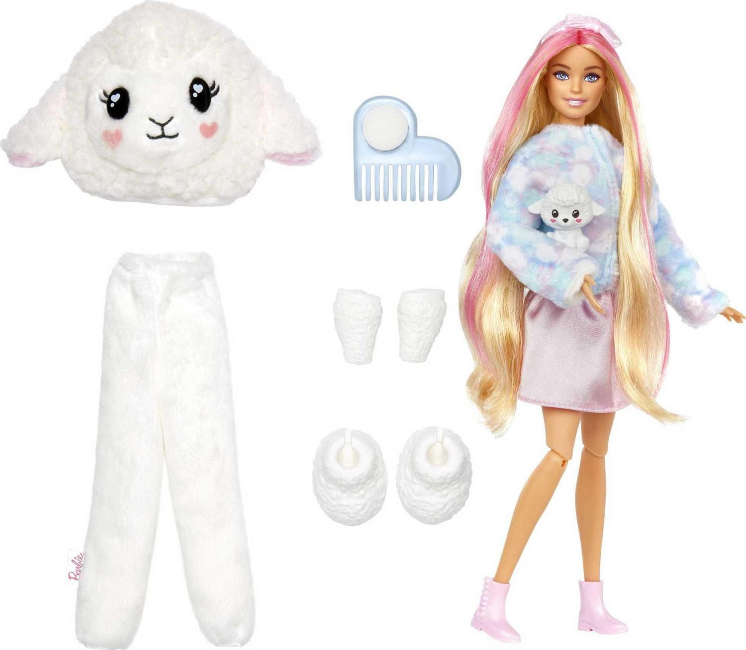 Barbie Cutie Reveal T-Shirt Confort-Poupée Barbie et accessoires