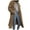 Brown, variant on gbyLJF Women's Classic Double Breasted Long Wool Pea Coat Fashion Winter Trench Coat Fashion Old Women Plus Size Casual Overcoat