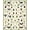 Green, Pattern 2, variant on ODIKA 4' x 6' Machine Washable Non-Slip Area Rug, Botanical Bee High Traffic Rug, Green, 277120