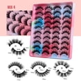 thumbnail image 3 of Lashes Fluffy Mink False Eyelashes Long 20 Pairs Dramatic Fake Eyelashes,, for Makeup Lash Extensions, 3 of 5