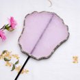 thumbnail image 4 of Butterfly Fan Imitation Flower Luo Shaped Fan Long And Short Handle Fan Hanfu Dance Retro Shooting Props Round Fan, 4 of 4