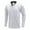 White, variant on Dagegui Men's Henley Shirts Cotton Long Sleeve Buttons T-Shirts Patchwork Crewneck Pullover Shirt Casual Loose Fit Work Tees Tops Black,S