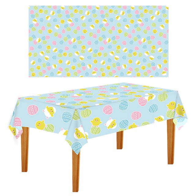 maskred Nappe de Pâques Imperméable à Usage Unique Nappe Rectangulaire Banquet Salle à Manger Barbecue Nappe Anti-Huile Décoration Type 1 1ensemble