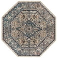 thumbnail image 2 of Rugs.com Lola Collection Rug – 4 Ft Octagon Blue Medium Rug Perfect For Living Rooms, Kitchens, Entryways, 2 of 5