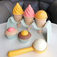 thumbnail image 4 of Kids Beach Toys, Play House Play Sand, Wheat Grass Material, Cute Ice Cream Toys, Fun Beach Play Sand Worker Set, Christmas Gift, 4 of 6
