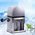 thumbnail image 2 of Compatible Ice Crusher Mini Ice Shavers Chopper Manual Snow Cone Smoothie Maker Ice Block Breaking Machine Slush Machine_Perfect Gift, 2 of 5