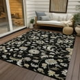 thumbnail image 6 of Addison Rugs Chantille Indoor/Outdoor Transitional Geometric, Abstract Black Washable Rectangle Rug, 5' x 7'6", 6 of 6