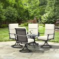 thumbnail image 2 of BPS Outdoor Chair Cushions for Patio Furniture, 20x20x4.1 Inch Water-resistant & Fade-Resistant, Set of 4, Pale Yellow, 2 of 8