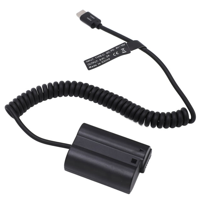 Dummy Battery,Type C Fully Decoded Dummy Batterywith ENE Spring Cable Type C Spring Power Cable Dummy Battery Breakthrough Technology