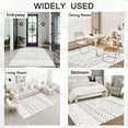 thumbnail image 3 of Artnice 5x7 Area Rugs for Living Room, Boho Washable Rug Non Slip, Modern Geometric Neutral Carpet Soft Rugs for Bedroom, Office, Home Décor, Brown, 3 of 7