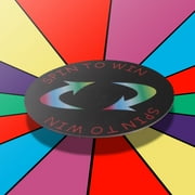 ZENSTYLE Freestanding 24 Adjustable Spin Wheel with 14 Colorful Prize Slots – Game Spinner for Parties, Events & Prizes