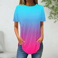 thumbnail image 4 of Birdeem Blouses pour Femmes Mode Féminine Manches Courtes Col Rond Hauts Décontractés, 4 of 12