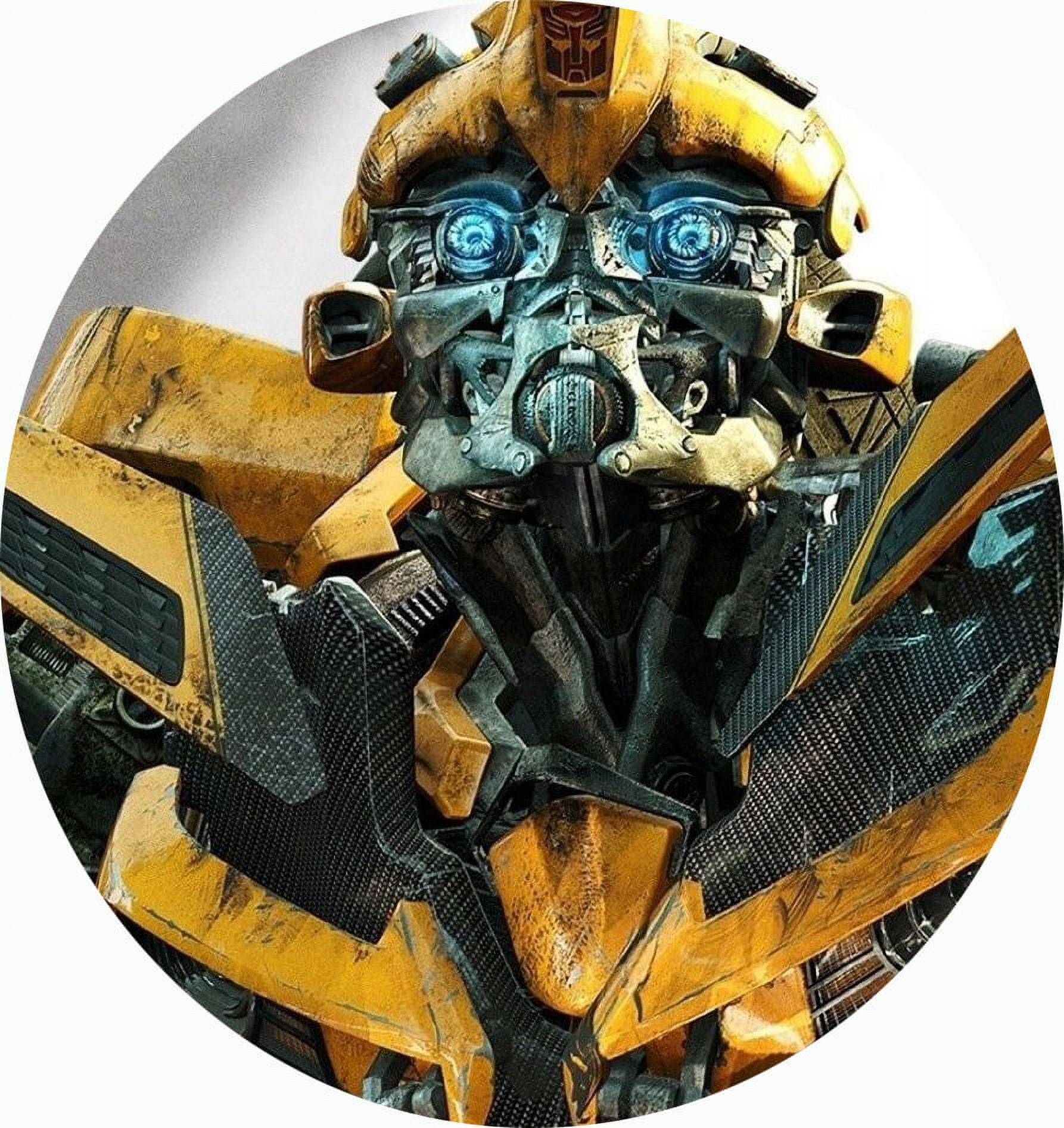 Transformer Optimus Prime Bumblebee Photo Frame Edible Cake Topper Ima –  Cakecery