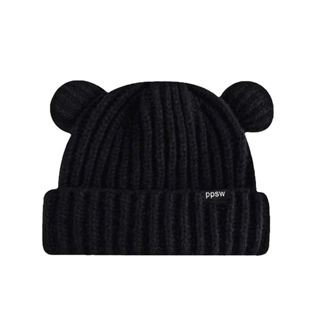Chapeau d'Hiver Rétro Chaud Doublé Accessoire Unisexe pour Temps Froid
