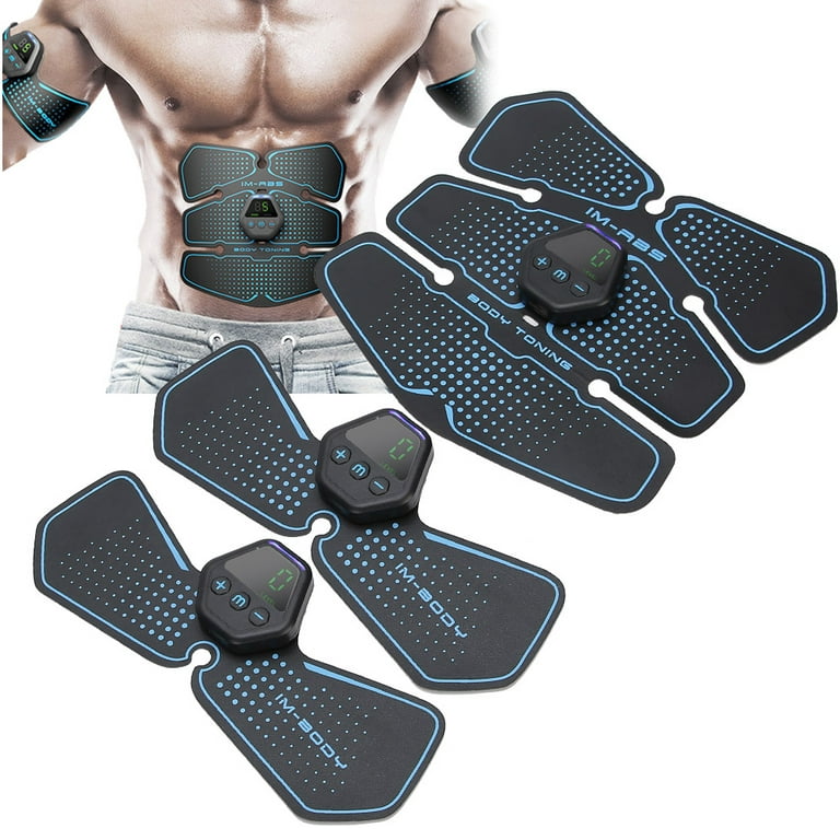 Tónico estimulador muscular para abdominales, aprobado por la FDA,  masajeador inalámbrico recargable EMS | El mejor entrenador electrónico de