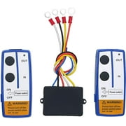 Qook 2pcs 12V Recovery Wireless Winch Remote Control Handset Switch