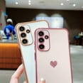 thumbnail image 7 of Xilaimitoo for Samsung Galaxy A15 Case, Phone Case Galaxy A15, Love Heart Plating TPU Shockproof Case for Samsung A15, White, 7 of 7