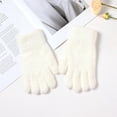 thumbnail image 2 of PMVFHDE Winter Gloves Couples Cycling Windproof Wool Warm Thick Solid Color Screen Cold Knit, 2 of 9