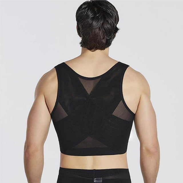 Men Chest Shape Vests Male Control Breast Shapewear Bra Gynecomastia Professional Slimming Tank Top Correct Corset Compressing Compression No.2
