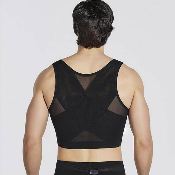 Men Chest Shape Vests Male Control Breast Shapewear Bra Gynecomastia Professional Slimming Tank Top Correct Corset Compressing Compression No.2