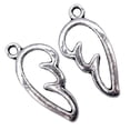 thumbnail image 3 of ZPAQI Set of 80 Antique Color Alloy Charm Angel Wing Pendants Jewelry Making Supplies, 3 of 9