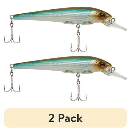 (2 pack) Berkley Hit Stick Fishing Lure Stealth Minnow 1/4 oz