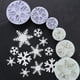 thumbnail image 4 of Moyic 6 piezas de molde de galleta de copo de nieve herramienta de bricolaje Fondant pastelería molde de plástico pastel azúcar-artesanía prensa Cocina y Comedor Moyic HA010107-00, 4 of 6
