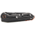 thumbnail image 4 of CRKT Overland Outdoor Survival Folding Knife with Frame Lock: Stainless Steel Plain Edge Blade, G10 Handle, Pocket Clip, 6280, 4 of 6