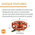 thumbnail image 3 of K&H Pet Products Submersible (No Float) Pail & Bucket Water Deicer, Red 250 Watts, 3 of 9