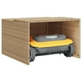 thumbnail image 2 of vidaXL Tondeuse Robot Garage Beige 86x90x52/57 cm Poly Rotin, 2 of 5