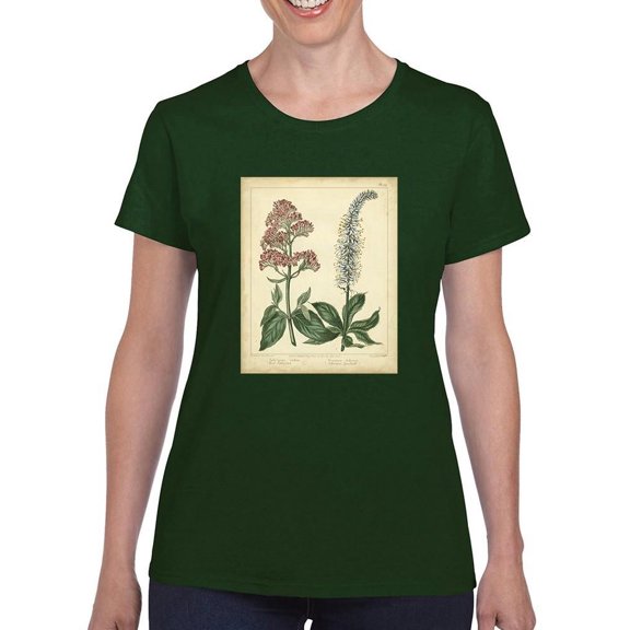 Garden Flora Vi T-Shirt Women -Sydenham Edwards Designs, Female x-Large