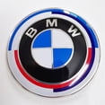 thumbnail image 2 of 82mm Bmw Boot Trunk Bonnet Hood Badge 50th Years Anniversary Emblem, 2 of 4