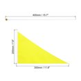 thumbnail image 2 of Yellow Flag Stick, Hand Held Mini DIY Flag 11.8x7.8 Inch Triangle Pack of 12, 2 of 5