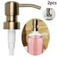 thumbnail image 1 of 2Pc Retro Metal Dispenser Replacement Soap Pump Liquid Lotion Bottle Bird Head, 1 of 4
