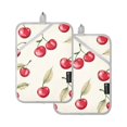 thumbnail image 7 of Yayeee Pot Holders Kitchen Heat Resistant with Pocket 7"x9.8" Cotton Oven Cooking Hot Pads, Red Cherry, 7 of 7