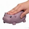 thumbnail image 4 of Yardvibe Pet Squishies Pinching Toys, Cute Hippo Squishies Sensory FidgetToy, Squeeze Stress Balls for Anxiety Relief, Ideal for Easter Basket Stuffer Party Favor Birthday Gift (Purple), 4 of 9