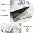 thumbnail image 6 of Rectangle Rug 6x9ft Area Rug, Nautical Starfish Shell Conch Area Rugs for Living Room Bedroom, Vintage Stamp Anchor Floor Mat Non-Slip Non-Shedding Carpet Indoor Accent Rugs, 6 of 9