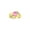Pink Ice, variant on Rings for Women 14K Yellow Gold Ring Oval 9X7MM Gemstone &  Diamonds Classic Design October Pink Ice Jewelry for Women Size 10